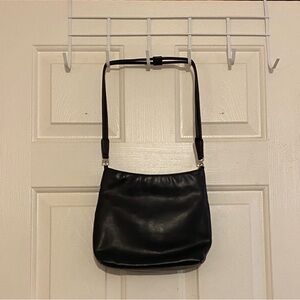 Chic Black Leather Shoulder Bag